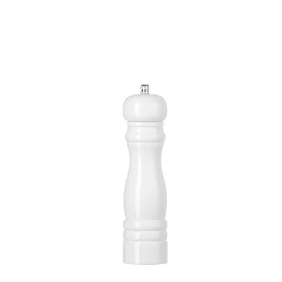 HENDI Moulin &agrave; sel en bois, blanc, diam&egrave;tre 55 x 215 mm -  469606