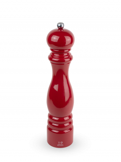 PEUGEOT Moulin &agrave; sel manuel en bois, laqu&eacute; rouge passion, 30 cm - 12in paris