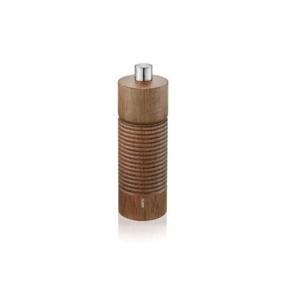 GEFU Moulin &agrave; sel ou &agrave; poivre, 14 cm TEDORO  Bois Argent