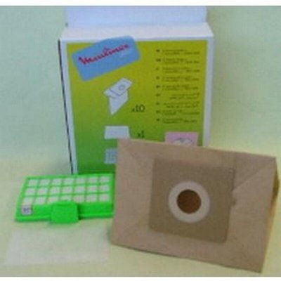 MOULINEX  - Boite de 10 sacs + 1 filtre hepa (MT000101) Aspirateur
