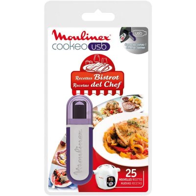 MOULINEX  - Cl&eacute; USB 25 recettes du monde XA600111