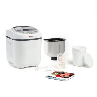 MOULINEX  Pain & Tr&eacute;sors OW250110 - Machine &agrave; pain - blanc/gris 