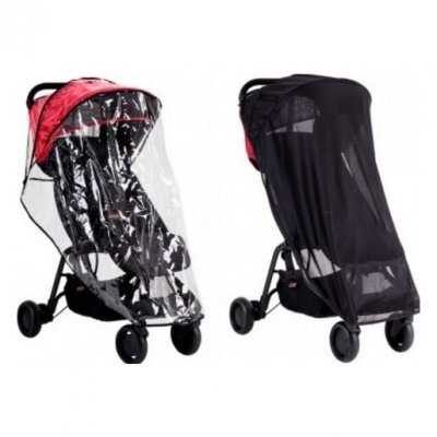 MOUNTAIN BUGGY  - Pack habillage pluie et soleil pour poussette Nano