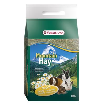 VERSELE LAGA Mountain Hay Foin de montagne avec Camomille pour Rongeurs 500 GR