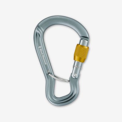 BLACK DIAMOND Mousqueton  GRIDLOCK SCREWGATE CARABINER (Gray)