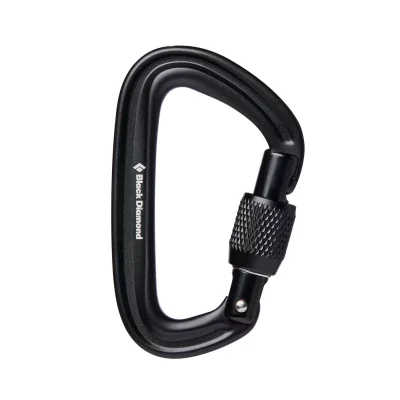 BLACK DIAMOND Mousqueton  liteforge screwgate carabiner noir