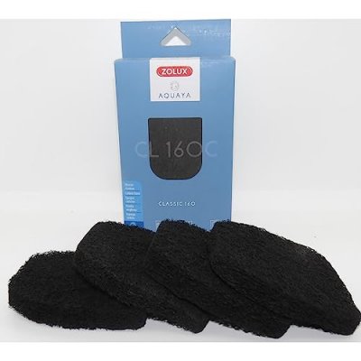 ZOLUX Mousse charbon CL 160 C pour pompe classic 160 pour aquarium.