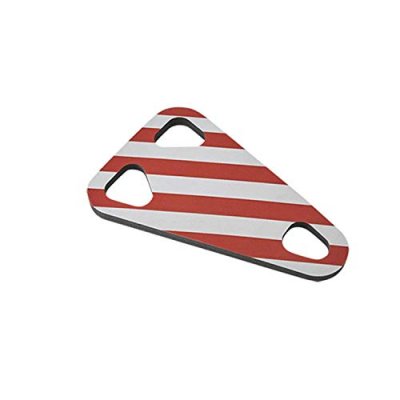 MOTTEZ Mousse de protection porte-v&eacute;los  rouge et blanc (unit&eacute;)