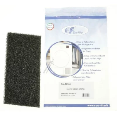BAUKNECHT Mousse filtre hxadaptable pour seche linge whirlpool - m310510