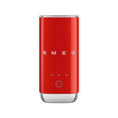 SMEG Mousseur &agrave; lait &eacute;lectrique  MFF02RDEU Rouge
