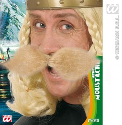 WIDMANN Moustache blonde gaulois adulte