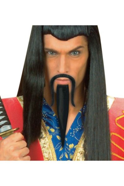 WIDMANN Moustaches Et Bouc Chinois Mandarin Adhesives - Noir - Unique