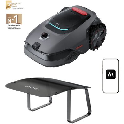 MOVA  LiDAX Ultra 1600 Robot tondeuse LiDAR 3D bordures 5 cm