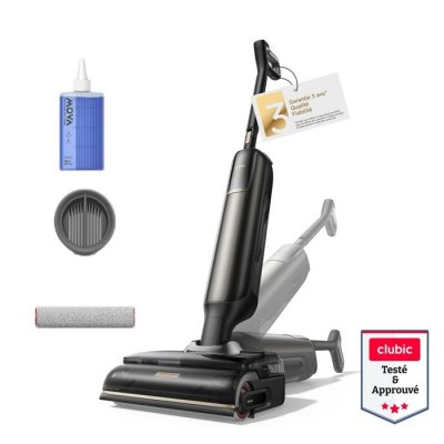 MOVA  M50 Ultra - Aspirateur laveur sans fil - Nettoyage 3 c&ocirc;t&eacute;s - 22000Pa
