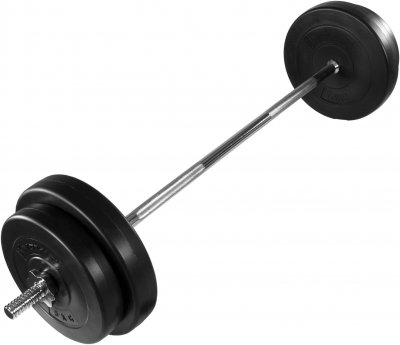 MOVIT  Halt&egrave;re long de 30 kg - 121,5 cm (2 x 5 kg + 2 x 7,5 kg)