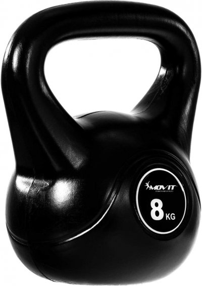 MOVIT  Poids Kettlebell 8kg plastique