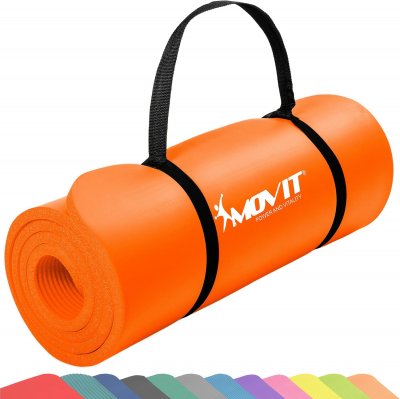 MOVIT  Tapis de gymnastique 183cm x 60cm x 1,0cm, Orange
