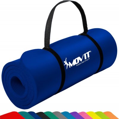 MOVIT  Tapis de gymnastique 183cm x 60cm x 1,0cm, Royal