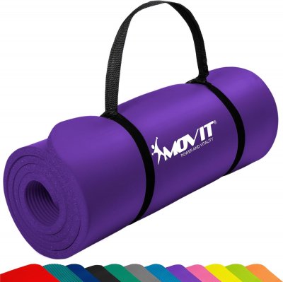 MOVIT  Tapis de gymnastique 183cm x 60cm x 1,0cm, Violet