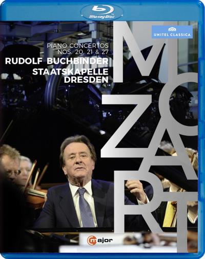 Mozart/Piano Concertos No 20, 21 & 27 [Blu-Ray]
