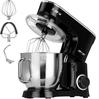 MPM  - Processeur de nourriture Extended Planet 1400W - 6,5 Liter - Black - Max 2200W