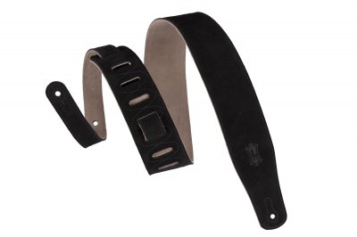 LEVY S MS26-BLK - Sangle Guitare Daim Black