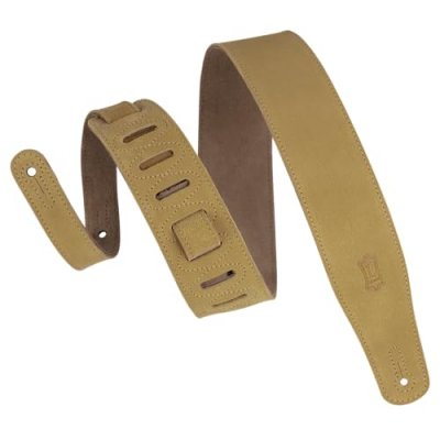LEVYS LEATHERS MS26-TAN - Sangle Guitare Daim Tan