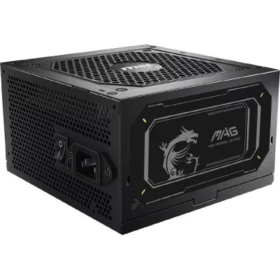 MSI  Alimentation Modulaire Mag A750gl Pcie 5.0 3.0 750w 80 Plus Gold