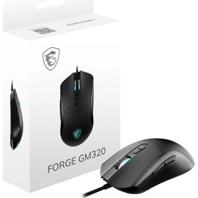 MSI  FORGE GM320 - Souris - optique - 7 boutons - filaire - USB 2.0