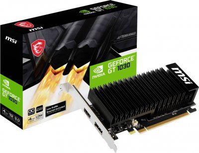 MSI  GeForce GT 1030 4GHD4 LP OC NVIDIA 4 Go GDDR4