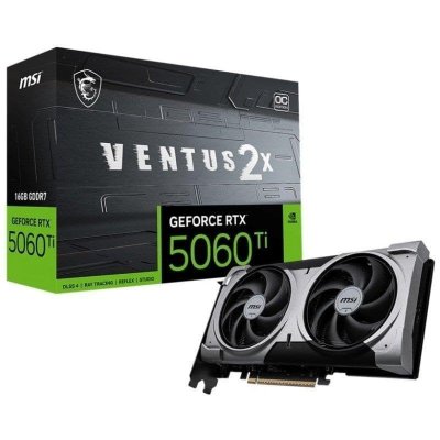 MSI  GeForce RTX 5060 Ti 16G VENTUS 2X OC PLUS - Neuf