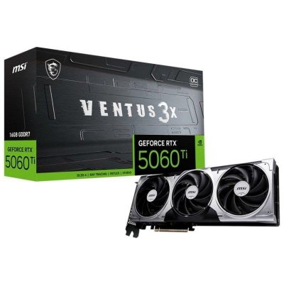 MSI  GeForce RTX 5060 Ti 16G VENTUS 3X OC PLUS 