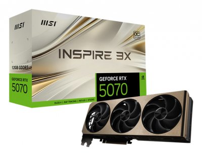MSI  GeForce RTX 5070 12G INSPIRE 3X OC 