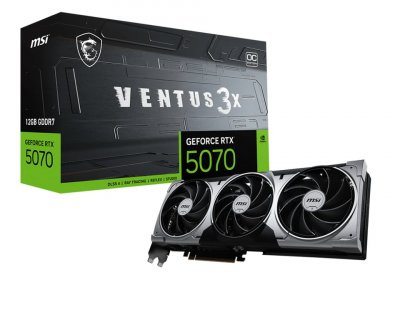 MSI  GeForce RTX 5070 12G VENTUS 3X OC 