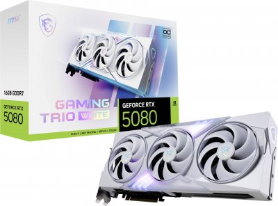 MSI  GeForce RTX 5080 16G GAMING TRIO OC WHITE 