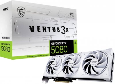 MSI  GeForce RTX 5080 16G VENTUS 3X OC WHITE 