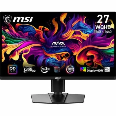MSI  mag 271qpx qd-oled &eacute;cran plat de pc 67,3 cm (26.5) 2560 x 1440 pixels wide quad hd qdoled noir