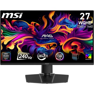 MSI  MAG 273QP QD-OLED 265 WQHD 2560&times;1440 240Hz 003ms FreeSync VESA DisplayHDR True Black