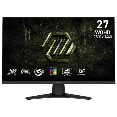 MSI  Mag 274qf E20 &Eacute;cran Plat De Pc 68,6 Cm (27"") 2560 X 1440 Pixels Wide Quad Hd Lcd Noir