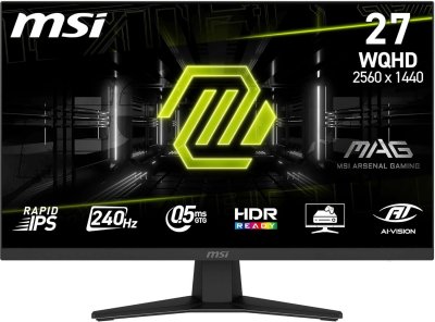 MSI  MAG 274QF X24 27"" LED Rapid IPS QHD 240 Hz 0,5 ms Adaptive Sync