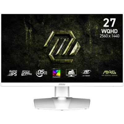 MSI  MAG 274QRFW E20 27"" LCD Wide Quad HD 0,5 ms Blanc