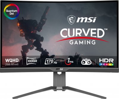 MSI  Mag 275cqrf Qd 27&acute;&acute; Wqhd Va Led 170hz Curved Gaming Monitor Clair