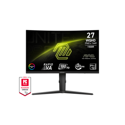 MSI  MAG 275CQRF QD E2 27" LED Rapid VA QHD 180Hz 0.5ms Curva