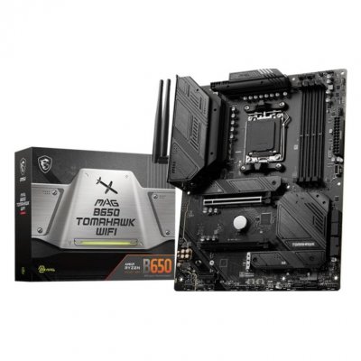 MSI  MAG B650 Tomahawk WIFI AMD B650 Emplacement AM5 ATX - Neuf