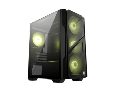 MSI  MAG FORGE M110R AIRFLOW unit&eacute; centrale Mini Tower Noir - Neuf