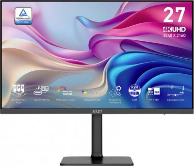 MSI  Modern Md272uphgde 27"" 4k Ultra Hd 4 Ms Noir