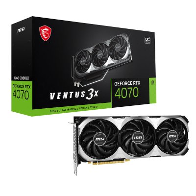 MSI  - Nvidia - Carte Graphique - GeForce RTX 4070 VENTUS 3X OC - 12Go