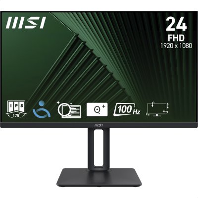 MSI  PRO MP245PG 23,8"" LED IPS FullHD 100 Hz Haut-parleurs Hauteur r&eacute;glable Adaptive Sync