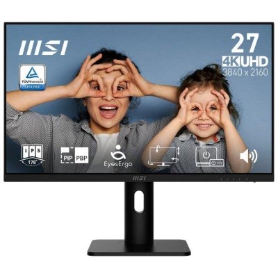 MSI  Pro Mp273up E6 &Eacute;cran Plat De Pc 68,6 Cm (27"") 3840 X 2160 Pixels 4k Ultra Hd Noir