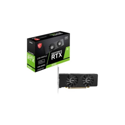 MSI  RTX 3050 LP E 6G OC, GeForce RTX 3050, 6.0 GB GDDR6, PCI-Express
